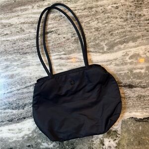Aritzia Sunday Best Black Nylon Shoulder Bag